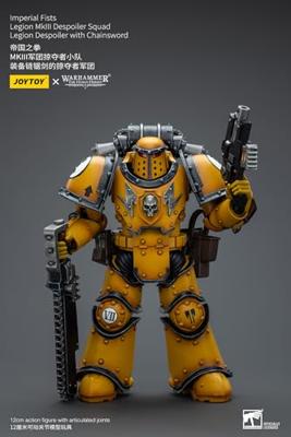 JoyToy Warhammer 40K: Imperial Fists Legion MkIII Despoiler met kettingwoord 1:18 schaal figuur