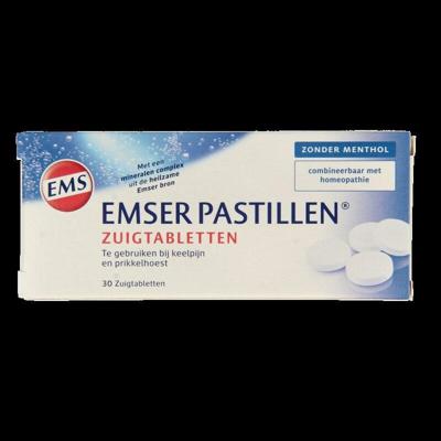 Pastillen zonder menthol 30 Zuigtabletten