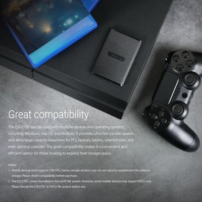 Transcend ESD 270 C 1 TB Externe SSD harde schijf USB-C, USB-A Zwart TS1TESD270C Transcend ESD 270 C 1 TB Externe SSD harde schijf USB-C, USB-A Zwart TS1TESD270C