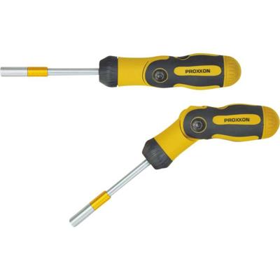 Proxxon Industrial Proxxon Cacciaviti a cricco orientabile 1/4 Werkplaats Ratelschroevendraaier 1/4 (6.3 mm) Proxxon Industrial Proxxon Cacciaviti a cricco orientabile 1/4 Werkplaats Ratelschroevendraaier 1/4 (6.3 mm)