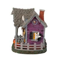 Lemax ghost cottage verlicht tafereel Spooky Town 2023 - thumbnail