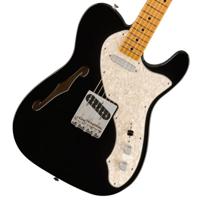 Fender Vintera II 60s Telecaster Thinline MN Black elektrische gitaar met gigbag - thumbnail