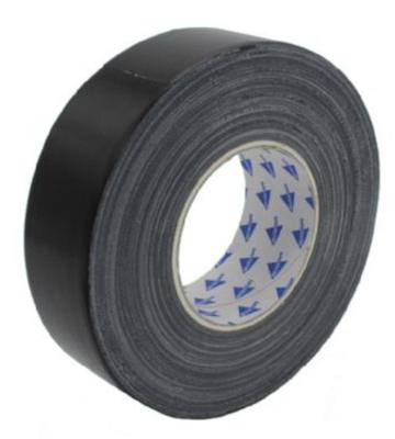 Deltec Gaffer Tape Pro Zwart 46 mm x 50 m