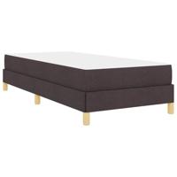Boxspring bed Bruin 80 x 200 cm Stof, Engineered Hout - thumbnail