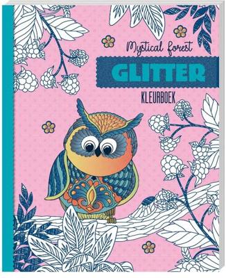 Mystical Forest glitter kleurboek 60blz