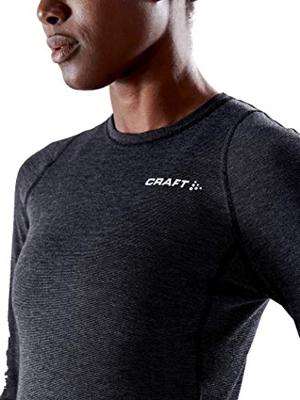 Craft 1909710 Core Wool Merino Set Wmn - Black Melange - L