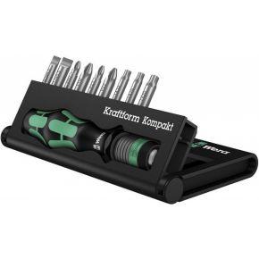 Wera Kraftform Kompakt 10 05056653001 Bitset 10-delig Plat, Kruiskop Phillips, Kruiskop Pozidriv, Binnen-Torx Wera Kraftform Kompakt 10 05056653001 Bitset 10-delig Plat, Kruiskop Phillips, Kruiskop Pozidriv, Binnen-Torx