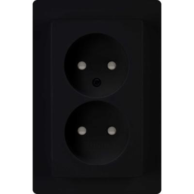 Kopp 944750081 Wandcontactdoos Inzetstuk Paris Zwart (mat) 1 stuk(s) Kopp 944750081 Wandcontactdoos Inzetstuk Paris Zwart (mat) 1 stuk(s)