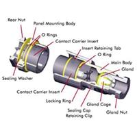 Bulgin PX0800 Ronde connector Stekker, inbouw Serie (ronde connectoren): PX08 1 stuk(s) - thumbnail
