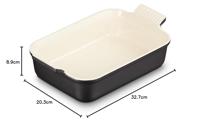 LE CREUSET - Aardewerk - Ovenschaal 26cm 2,40l Zwart - thumbnail