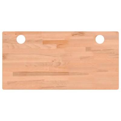 Bureaublad 100x50x4 cm massief beukenhout - thumbnail