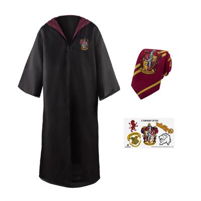 Harry Potter  Robe, Nectie & Tattoo Set Gryffindor Size XS