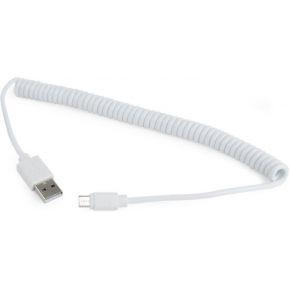 Gembird Micro-USB 2.0 Cable AM-MBM5P Spiral 1.5 USB-kabel 0,6 m USB A Micro-USB B Zwart