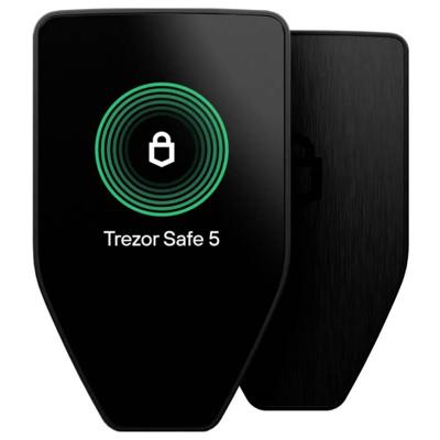 Trezor Safe 5 Hardware wallet Zwart USB-C, Micro-SD 1 stuk(s)