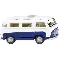 Wiking 028997 H0 Bus Ford FK 1000 panoramabus - saffierblauw/wit - thumbnail