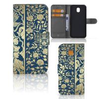 Samsung Galaxy J5 2017 Hoesje Beige Flowers - thumbnail