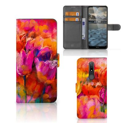 Hoesje Nokia 2.4 Tulips Hoesje Nokia 2.4 Tulips