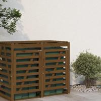 VidaXL Containerberging verlengstuk massief grenenhout honingbruin - thumbnail