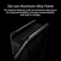 Asus Asus Geh ROG HYPERION GR701 BTF EDITION Full Tower Tower-behuizing, Gaming-behuizing, PC-behuizing Zwart, Transparant Zijvenster, Met ventilatiesleuven, - thumbnail