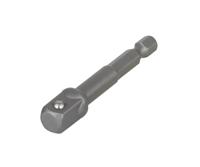 Wolfcraft Adapter | Voor dopsleutel | 6mm (1/4) | L 50mm | 1 stuk - 1579000 - thumbnail