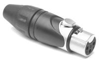 Amphenol AX3F XLR Connector 3-polig XLR Kabeldeel Female AX Serie - thumbnail
