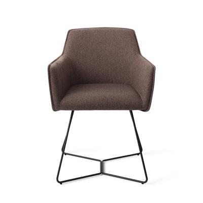 Jesper Home Hofu eetkamerstoel Potters Clay beehive black