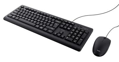 Trust Primo Azerty BE Desktopset - Zwart - thumbnail