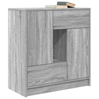 Dressoir met lades en deuren 70,5x34x74,5 cm grijs Sonoma - thumbnail