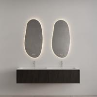 Badkamermeubel Gliss Design Timotheus 180 cm Charcoal (Keuze Wastafel) - thumbnail