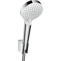 Hansgrohe Crometta badset EcoSmart met handdouche met 2 stralen wit/chroom - thumbnail