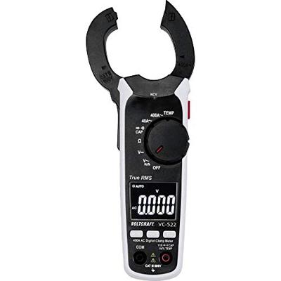 VOLTCRAFT VC-522 Stroomtang Digitaal CAT III 600 V Weergave (counts): 4000 VOLTCRAFT VC-522 Stroomtang Digitaal CAT III 600 V Weergave (counts): 4000