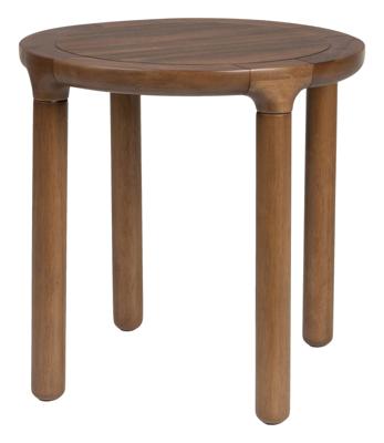 Zuiver Storm bijzettafel Ø45 cm Walnoot
