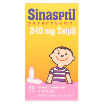 Sinaspril Paracetamol 240mg Zetpillen