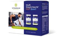 Vitakruid Multi Dag & Nacht Man Sport 100% Vegan 2 x 30 - thumbnail