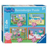 Ravensburger - peppa pig seizoenen puzzel 4in1 - thumbnail