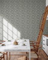 Dutch Wallcoverings Klara & Tove - Blåbär Small Dark Blue - Donkerblauw - thumbnail