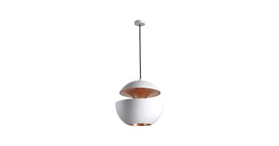 DCW Editions Here Comes the Sun 450 Hanglamp - Wit - Koper