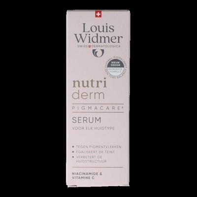 Louis Widmer Nutriderm Pigmacare Serum Licht Geparfumeerd 30ml