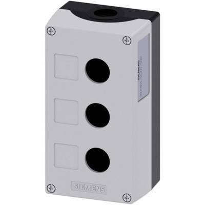 Siemens 3SU1803-0AA00-0AB1 Lege behuizing 3 inbouwplaatsen (l x b x h) 154 x 85 x 64 mm Zonder markering Grijs 1 stuk(s) Siemens 3SU1803-0AA00-0AB1 Lege behuizing 3 inbouwplaatsen (l x b x h) 154 x 85 x 64 mm Zonder markering Grijs 1 stuk(s)