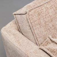 Kare Bank 2-zits Victor Beige 178cm - thumbnail