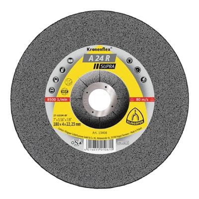 Klingspor 240831 A 24 R Supra Afbraamschijf gebogen Diameter 125 mm Boordiameter 22.23 mm Staal 10 stuk(s) Klingspor 240831 A 24 R Supra Afbraamschijf gebogen Diameter 125 mm Boordiameter 22.23 mm Staal 10 stuk(s)