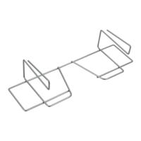 Metaltex huishoudfoliehouder 33x12x9 cm zilver - thumbnail