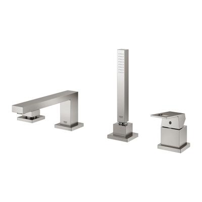 Badcombinatie GROHE Eurocube Viergats Supersteel