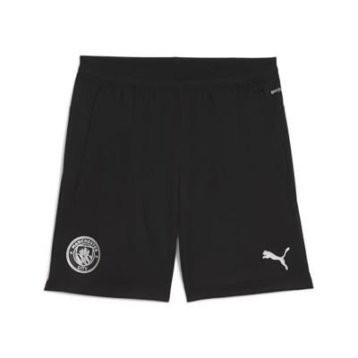 PUMA Manchester City Trainingsbroekje 2025-2026 Zwart Zilver PUMA Manchester City Trainingsbroekje 2025-2026 Zwart Zilver