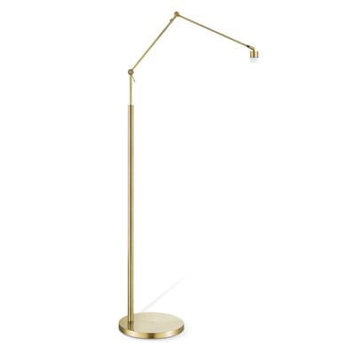 Klassieke vloerlamp-voet Shift voor lampenkap, 80-35-160, Messing, vloerlamp-voet gemaakt-van, Metaal, geschikt-voor-E27-LED-lichtbron, voor-lampenkap-met-doorsnede-max., 50cm