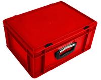 LA-KA-PE Stellingbak | L600xB93xH83mm | blauw polypropyleen | 16 stuks - VKB 600/93 BLAU VKB 600/93 BLAU - thumbnail