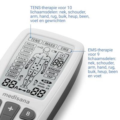 Medisana 3in1 TT 200 TENS&EMS pijntherapie apparaat