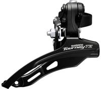 Shimano voorderailleur 6/7-speed tourney tz fd-tz510 down swing met hoge klem ø31,8 mm 48t - thumbnail