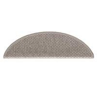 VidaXL Trapmatten zelfklevend 15 st sisal-look 56x17x3cm zilverkleurig - thumbnail