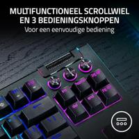 Razer BlackWidow V4 Tenkeyless HyperSpeed Linear Yellow toetsenbord - thumbnail